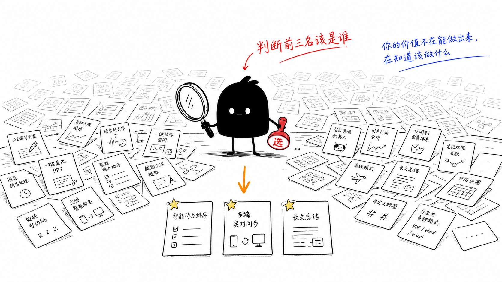 判断前三名