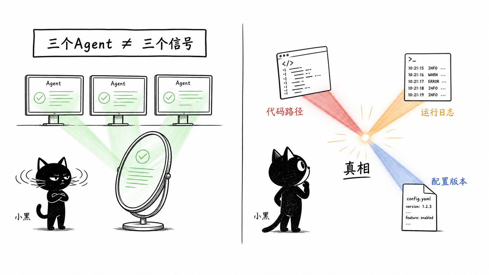 回音室 vs 三源交叉验证